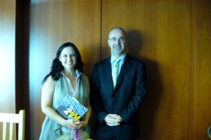 with the Irish ambassador in Buenos Aires after our Spanish classes